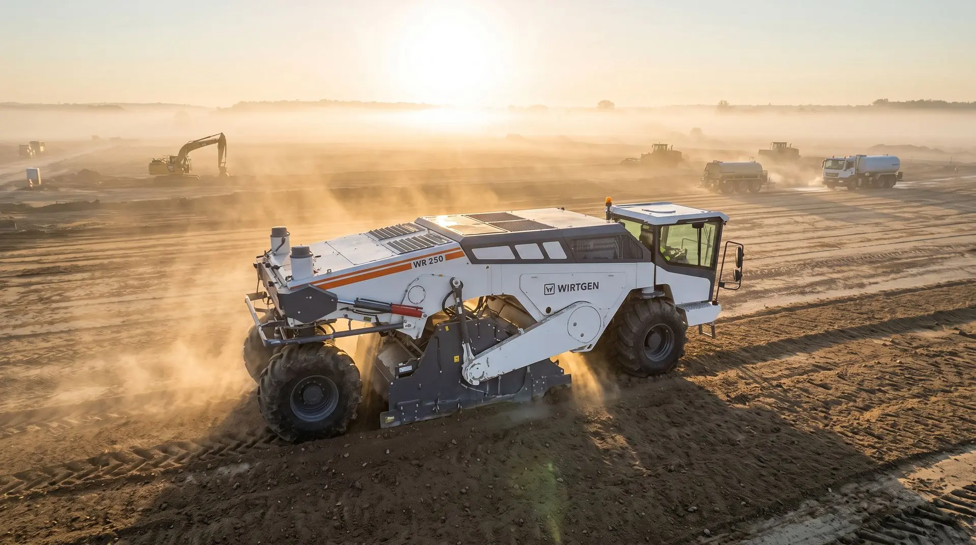 Wirtgen WR250x auf Grossfläche
